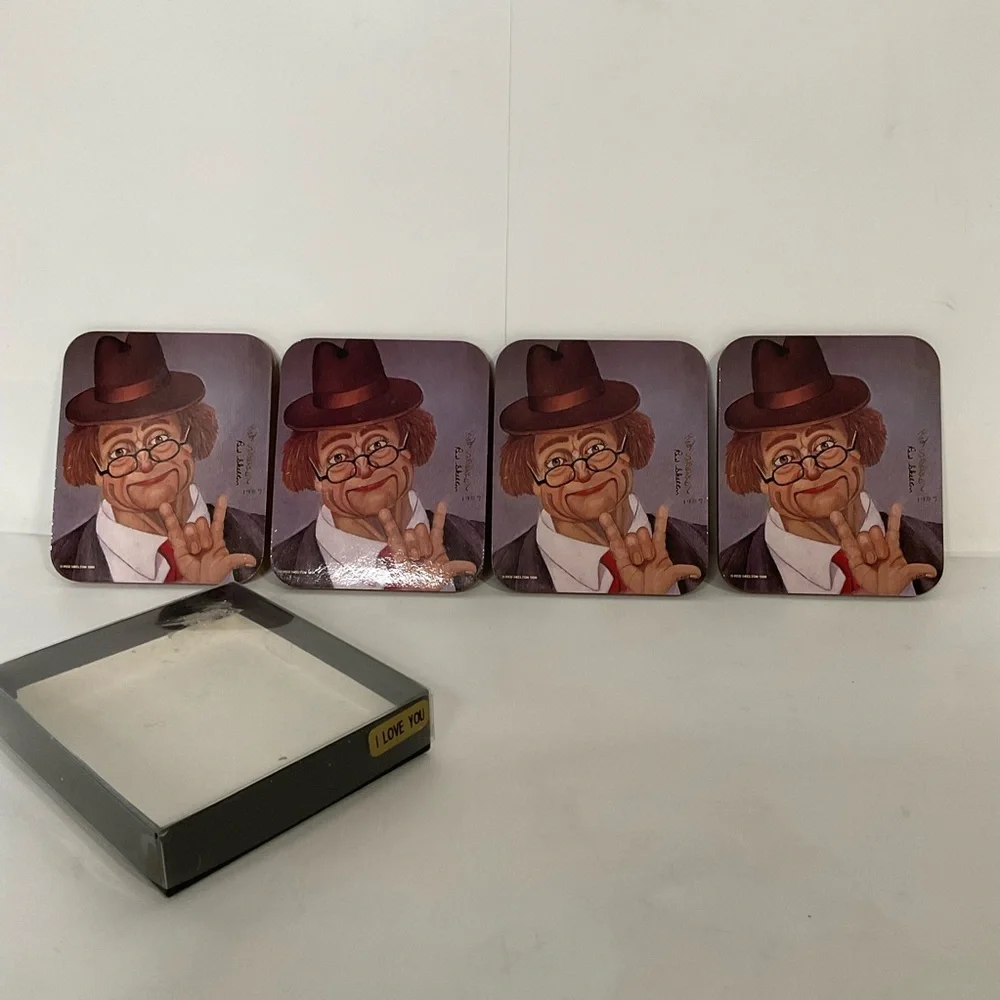 Red Skelton Hobo Clown; 1989 Signed 